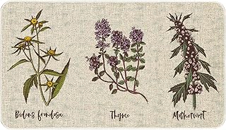 Mloabuc® Flower Decorative Door Mat,Farmhouse Kitchen Mats Burlap Welco...