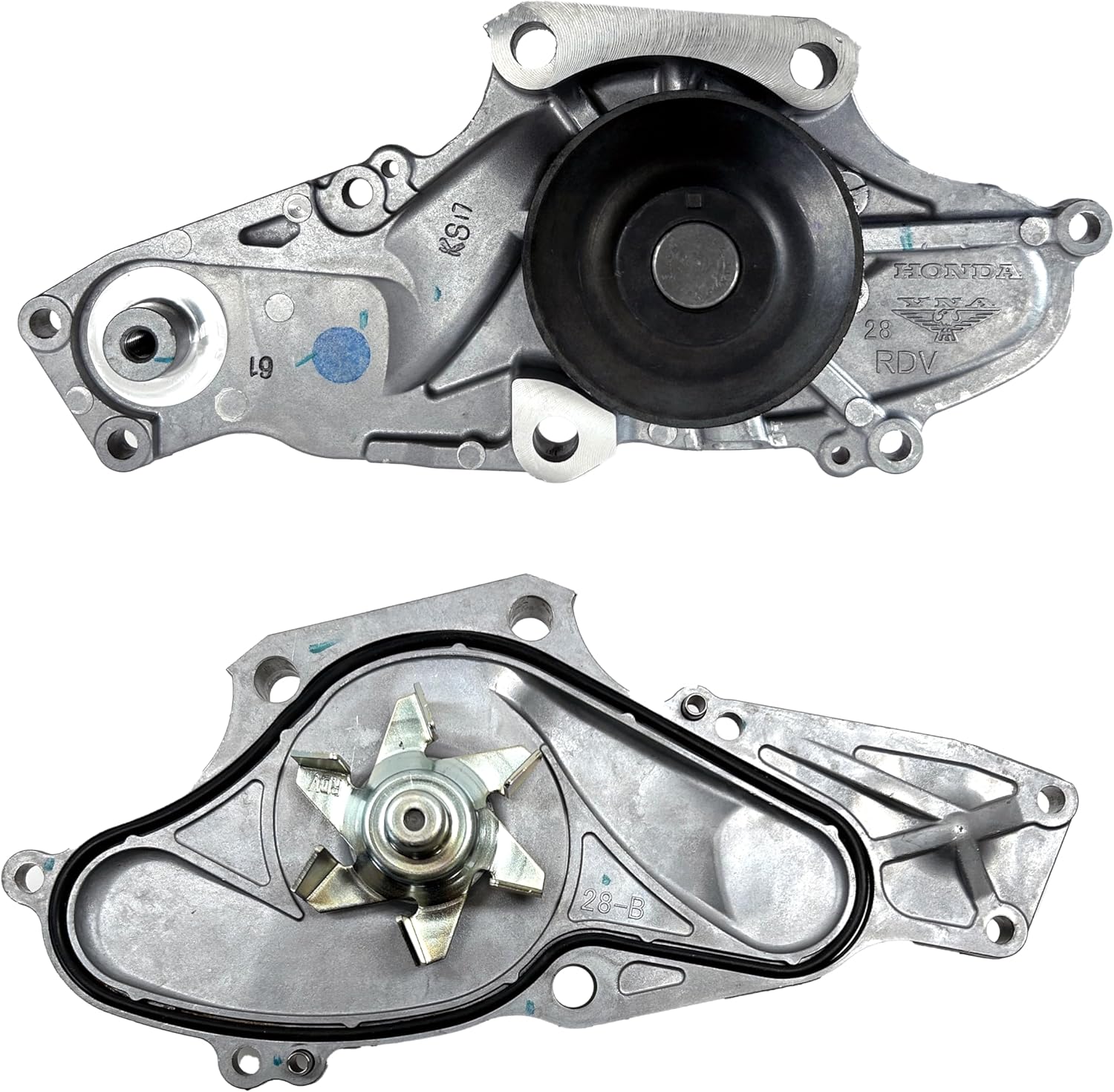 Timing Belt Service Kit GENUINE/OEM PARTS | Water Pump + Hydraulic Tensioner + Seals + Pulleys | Comapatible with Select Acura/Honda V6 2003-2023