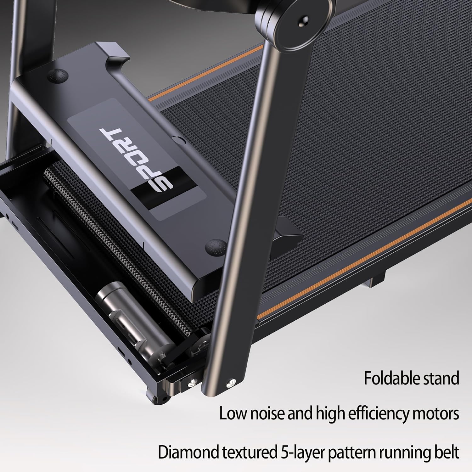 Treadmill with Pulse Sensor QiyevitTec Home Treadmill, Removable, 2.25 HP Quiet, 7.5 mph, 300lb Weight Capacity, Rubber Cushions Treadmill with Pulse Sensor QiyevitTec Home Treadmill, Removable, 2.25 HP Quiet, 7.5 mph, 300lb Weight Capacity, Rubber Cushions
