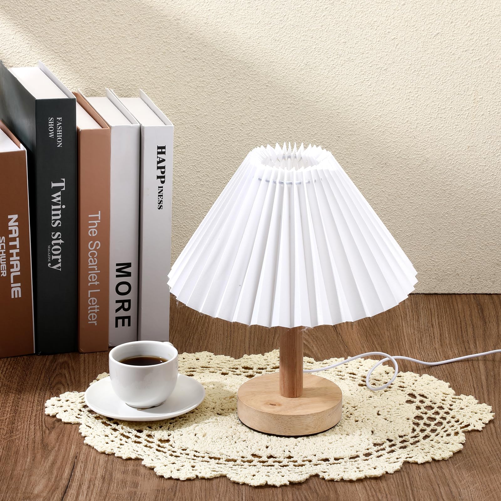 2 Pcs Crochet Doilies Cloth Oval Beige Doilies for Furniture 12X17 Inch Doiliess Fabric Crochet Cotton Doily Table Doiliess for Table