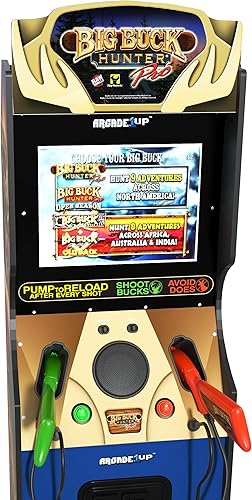 Miniatura 3 de Arcade1Up Big Buck Hunter Pro Deluxe Arcade Machine for Home, 5-Foot-Tall Stand-up Cabinet, 4 Classic Games, and 17-inch Screen