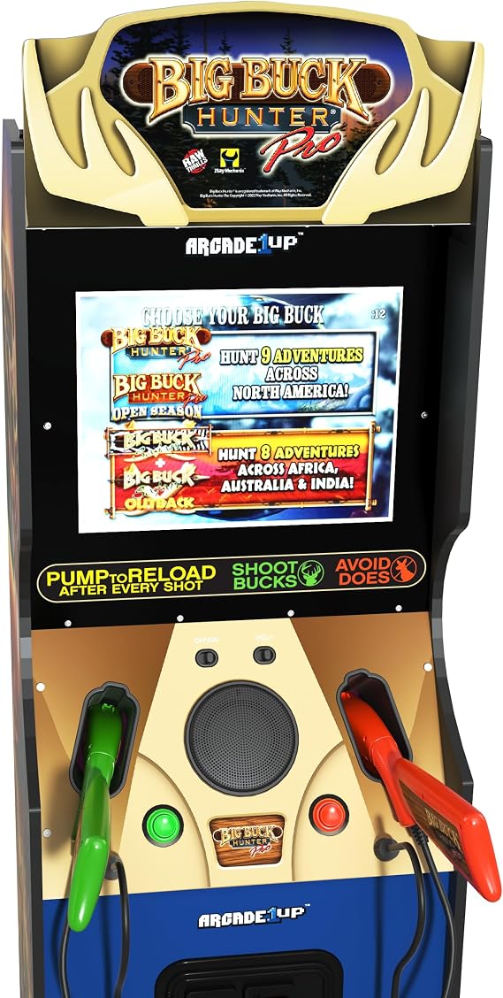 Arcade1up Big Buck Hunter Pro Deluxe Arcade Machine