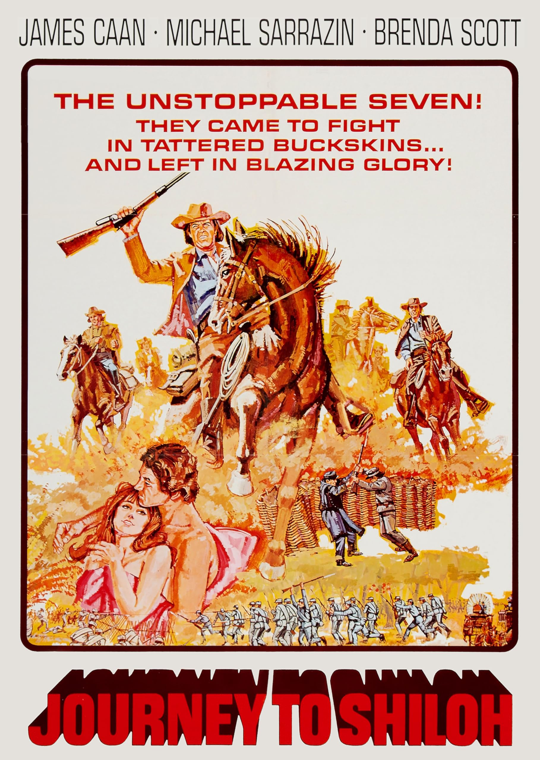 Journey to Shiloh película DVD western original para coleccionistas de cine