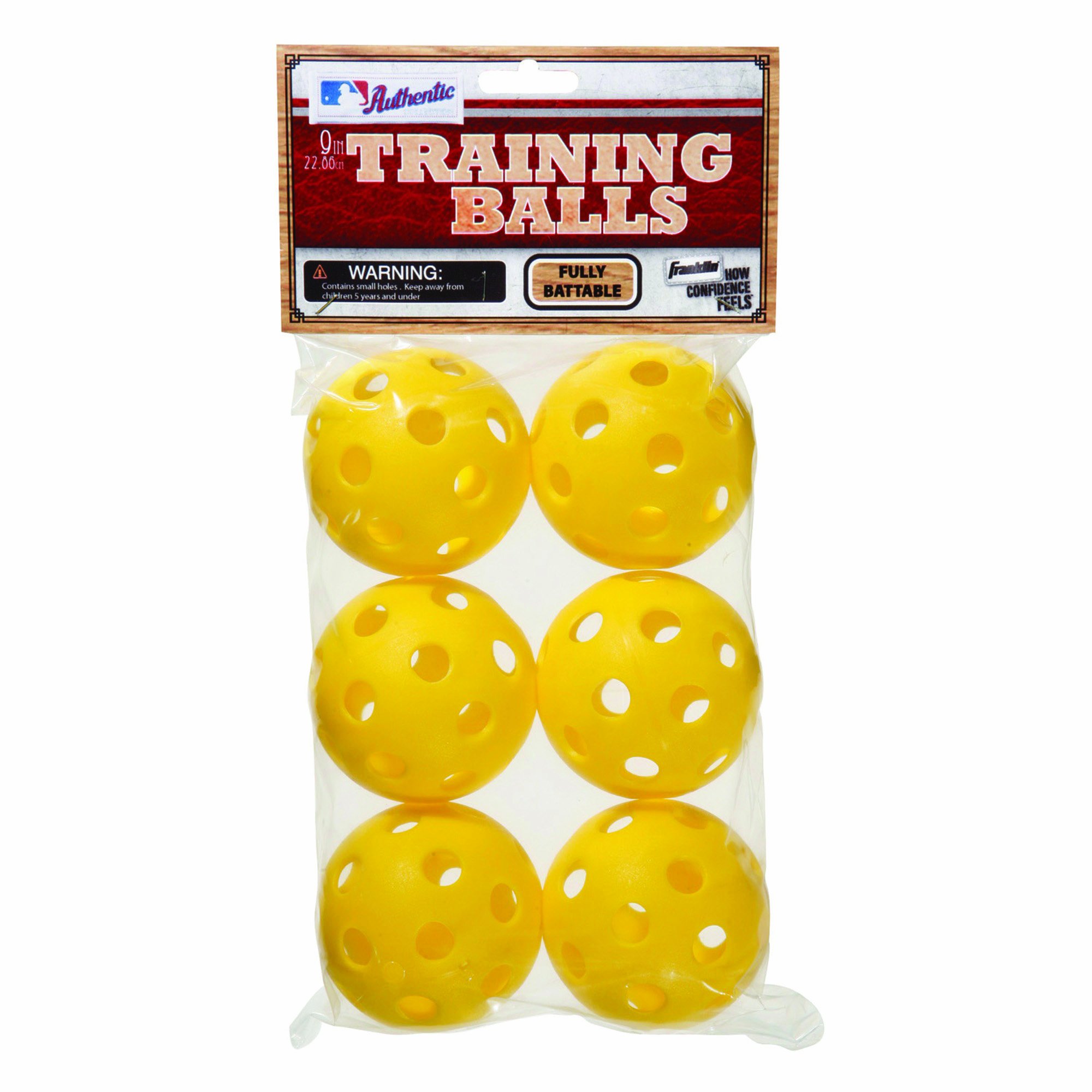 Franklin Sports MLB Aero-Strike Training Baseball (Pack of 6)