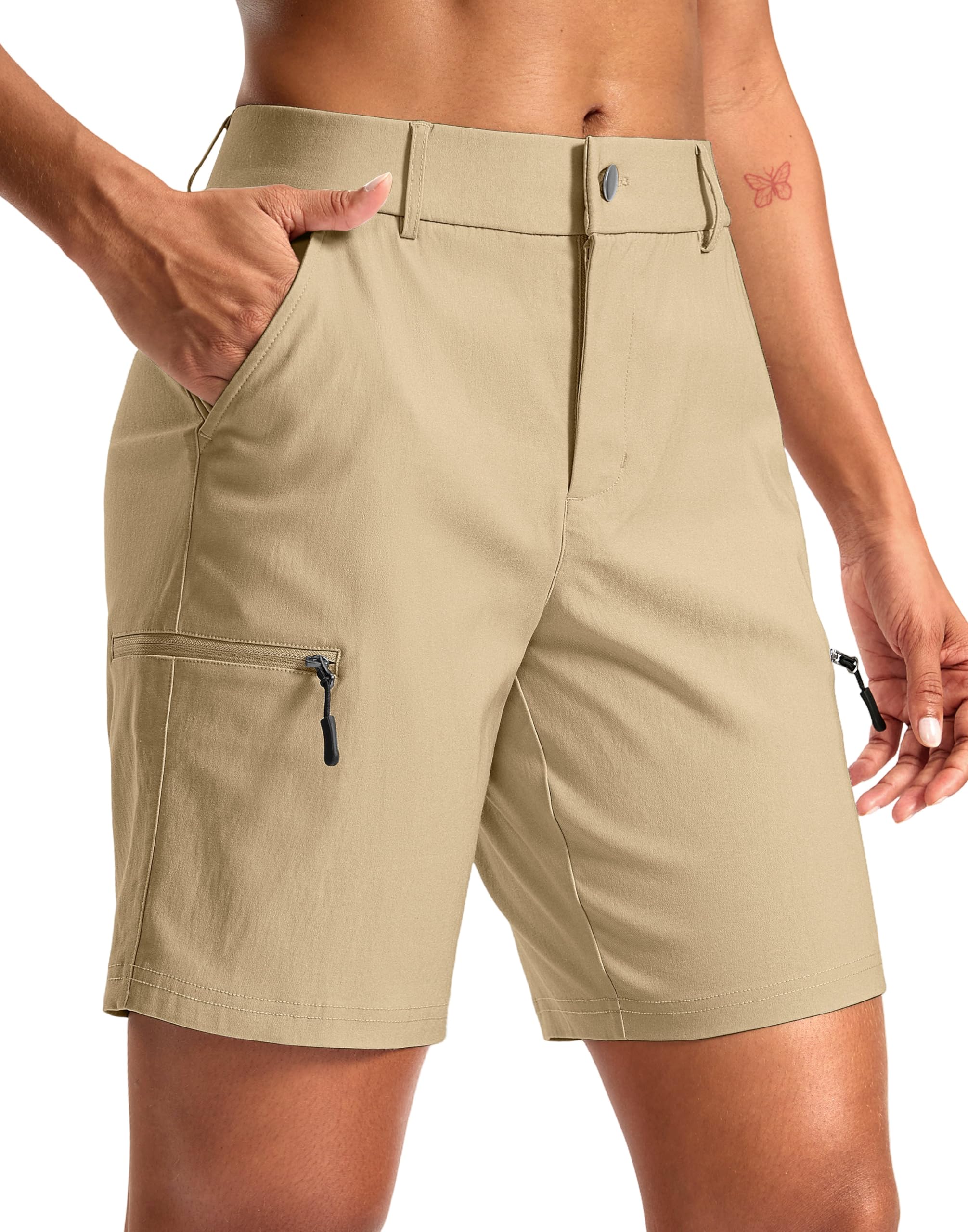 G Gradual Women's 7 Hiking Cargo Shorts