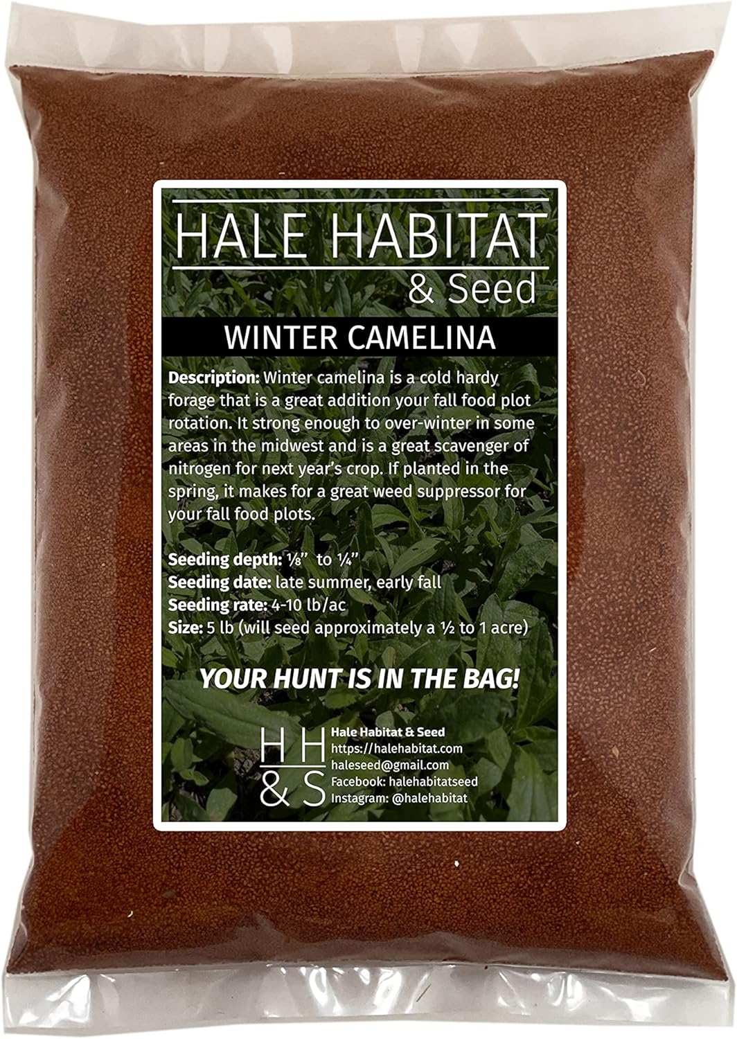 Hale Habitat & Seed Winter Camelina Food Plot Seed, 5 lbs
