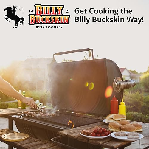 Miniatura 3 de Billy Buckskin - Líquido para encendedor de carbón (1 cuarto de galón), combustión limpia, bajo olor e iluminación rápida, líquido de arranque de