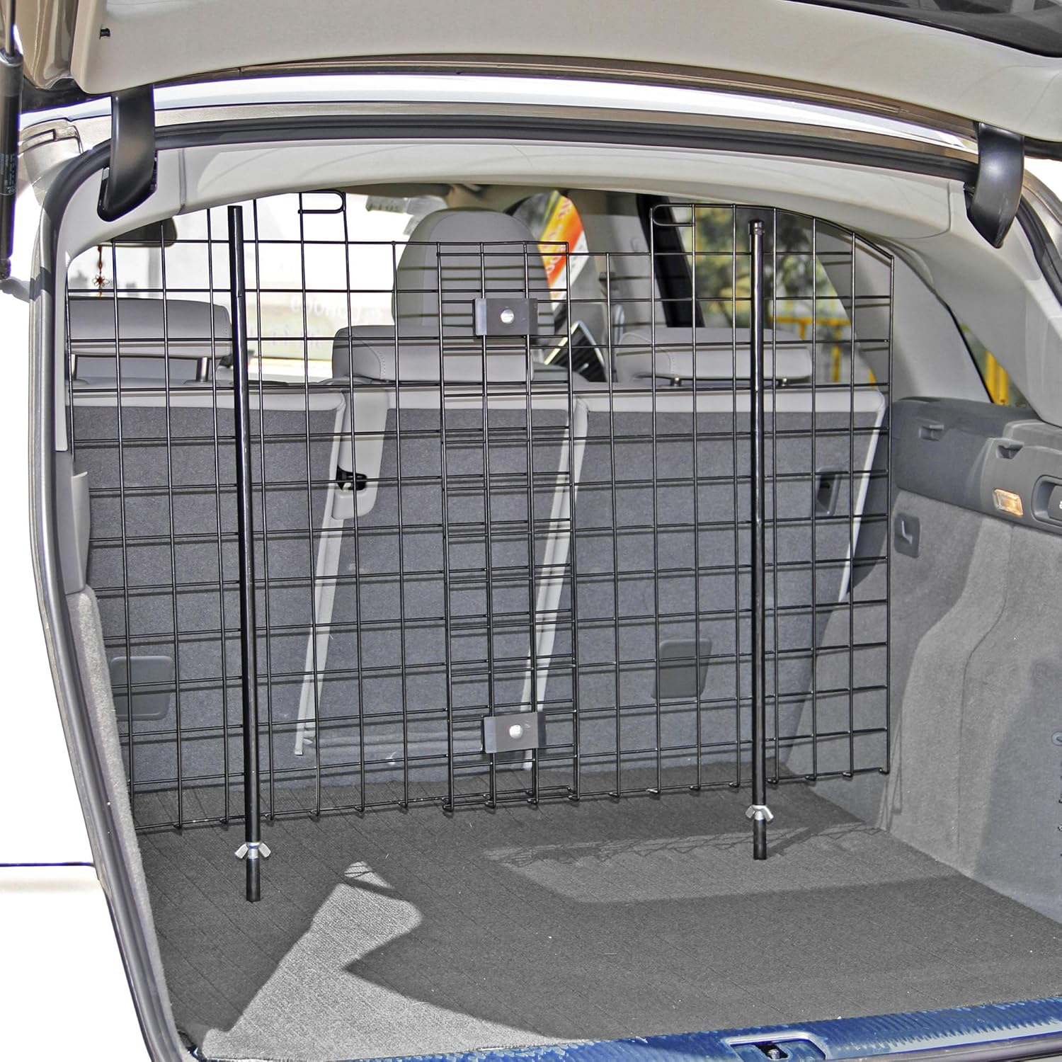 Adjustable Car Pet Safe Barrier for SUVs, Cars, Vehicles and Trucks Cargo Area, Black