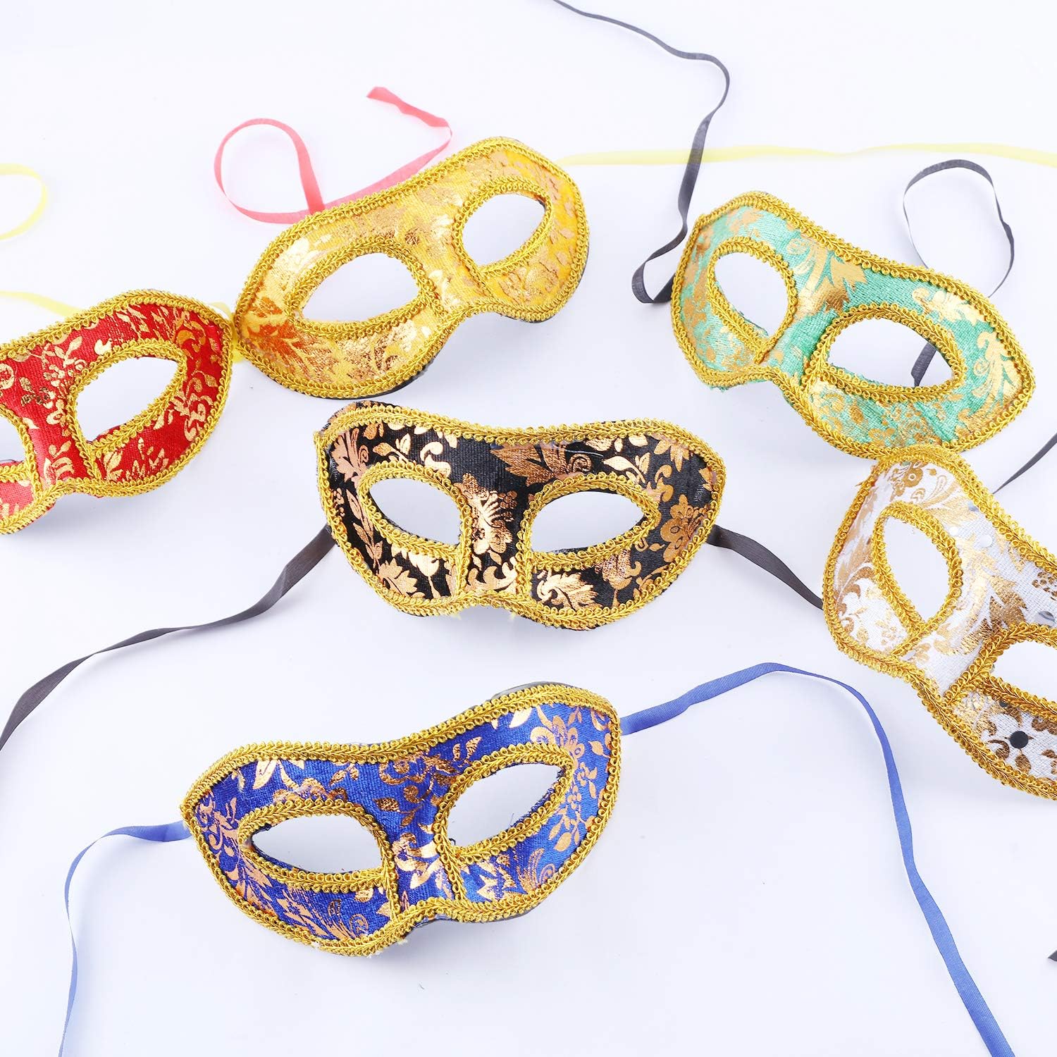 Vintage Masquerade Masks, Mardi Gras Masks Venetian Masks Unisex Half Face Masks