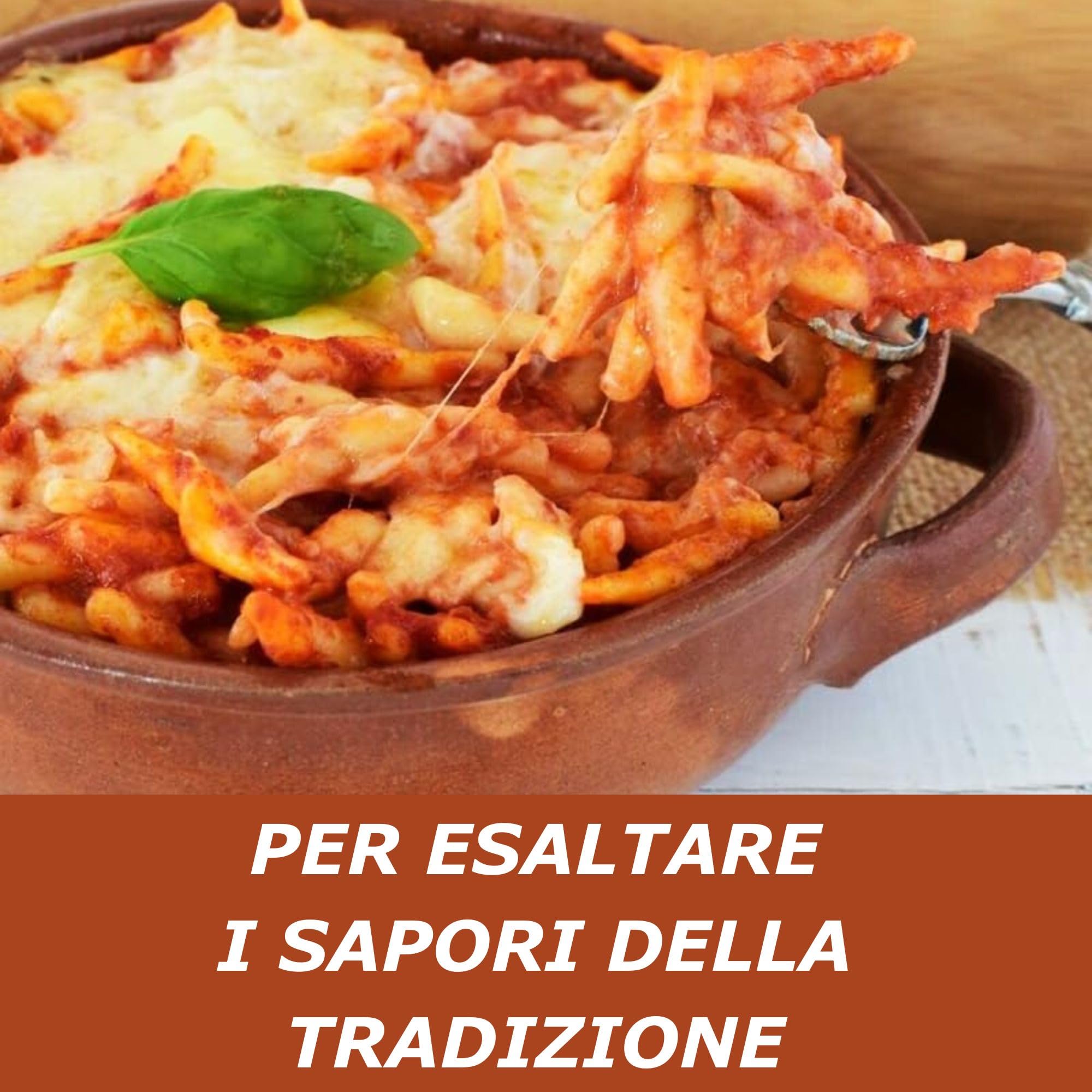 HERMES SHOP - Set 6 Terrine in Terracotta per Zuppe e Piatti Tradizionali - Diametro 15cm - Altezza 5cm - Made in Italy - Tegamini adatti al Forno per Gnocchi, Fusilli, Parmigiana e Zuppe.