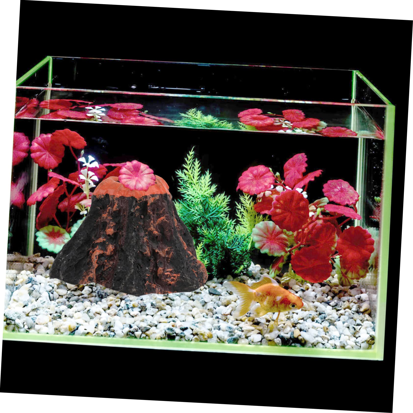 DOITOOL 6stücke Simulation Vulkan Dekoration Für Aquarium Lebensnahe Unterwasser-ressin Kunst Für Fisch Tank Versteckmöglichkeiten Für Aquarientiere