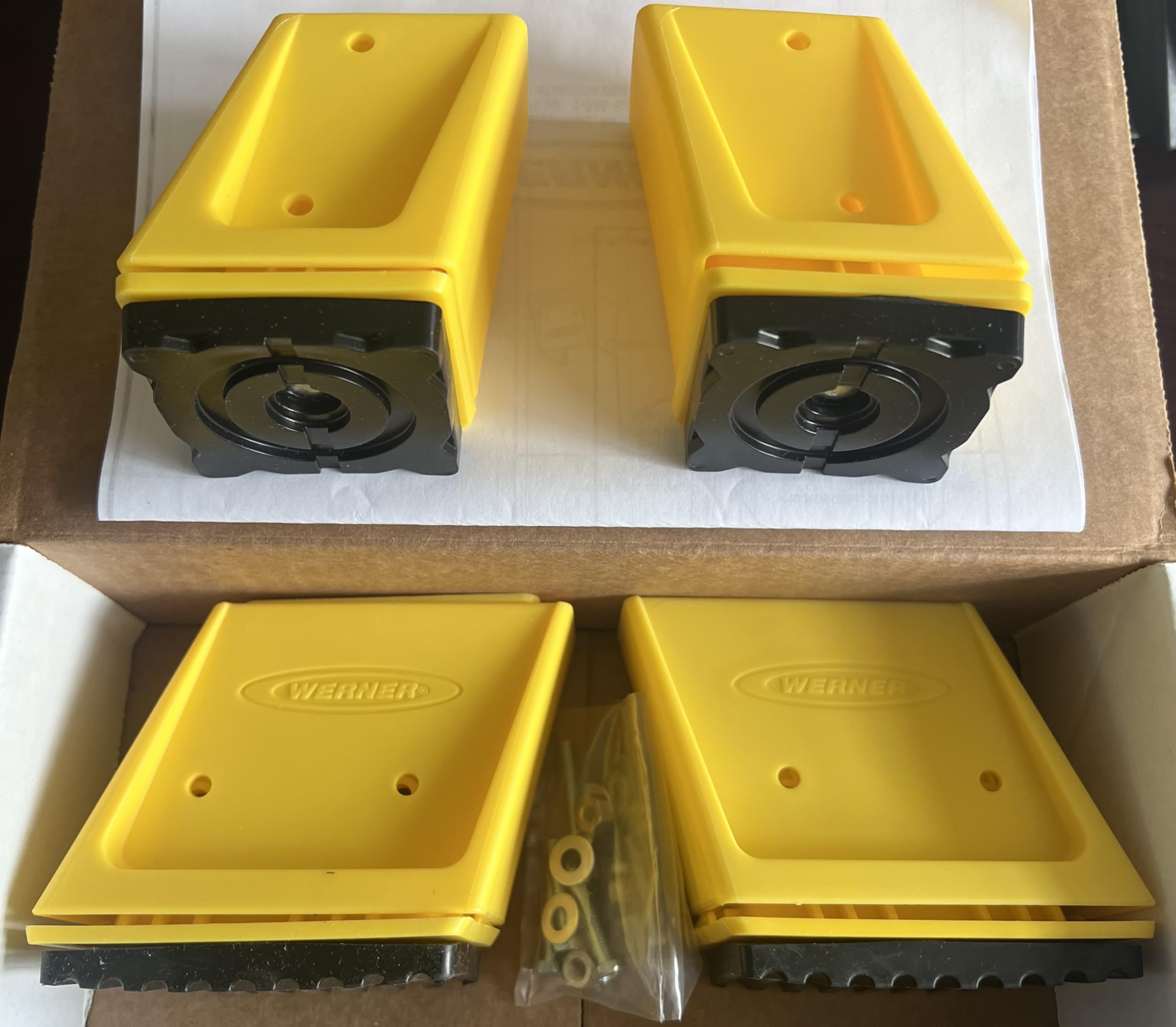 Werner 21-77 Replacement Shoe/Foot Kit for L6200 & L7300 Series Lean Safe Step Ladders