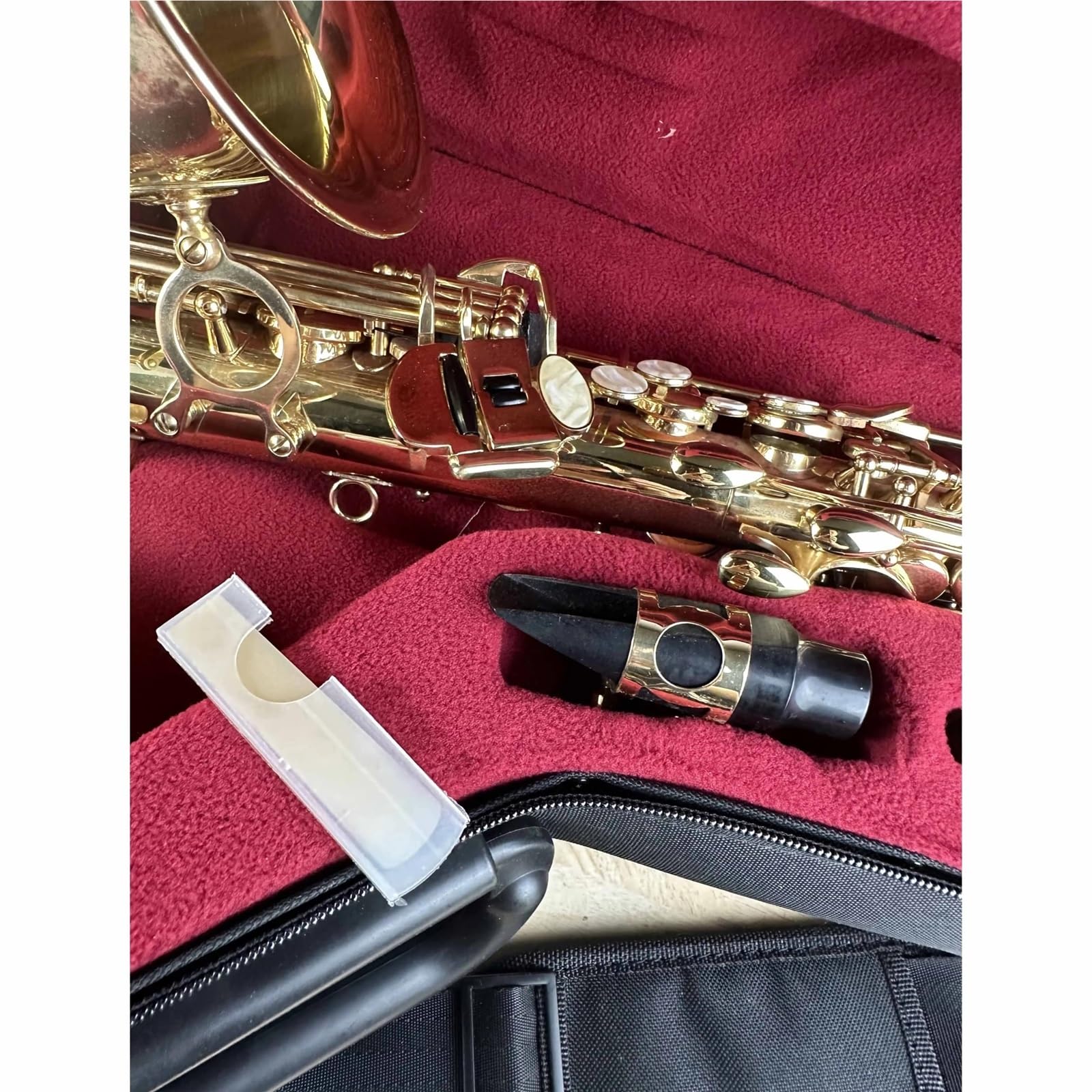 Mosiężny saksofon instrument dęty drewniany dla dorosłych