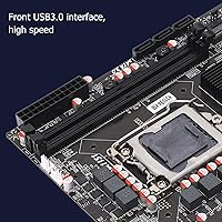 Vista 5 de Placa base LGA 1151, H310B Micro ATX placa base para computadora de escritorio, compatible con LGA 1151 6 7 8 9Gen, disco duro M.2, DDR4, SATA3.0