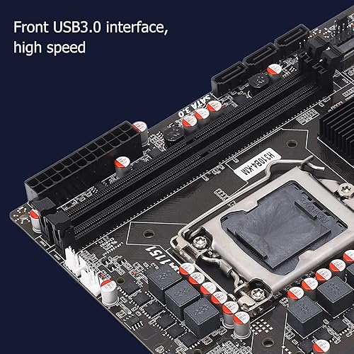 Miniatura 5 de Placa base LGA 1151, H310B Micro ATX placa base para computadora de escritorio, compatible con LGA 1151 6 7 8 9Gen, disco duro M.2, DDR4, SATA3.0,