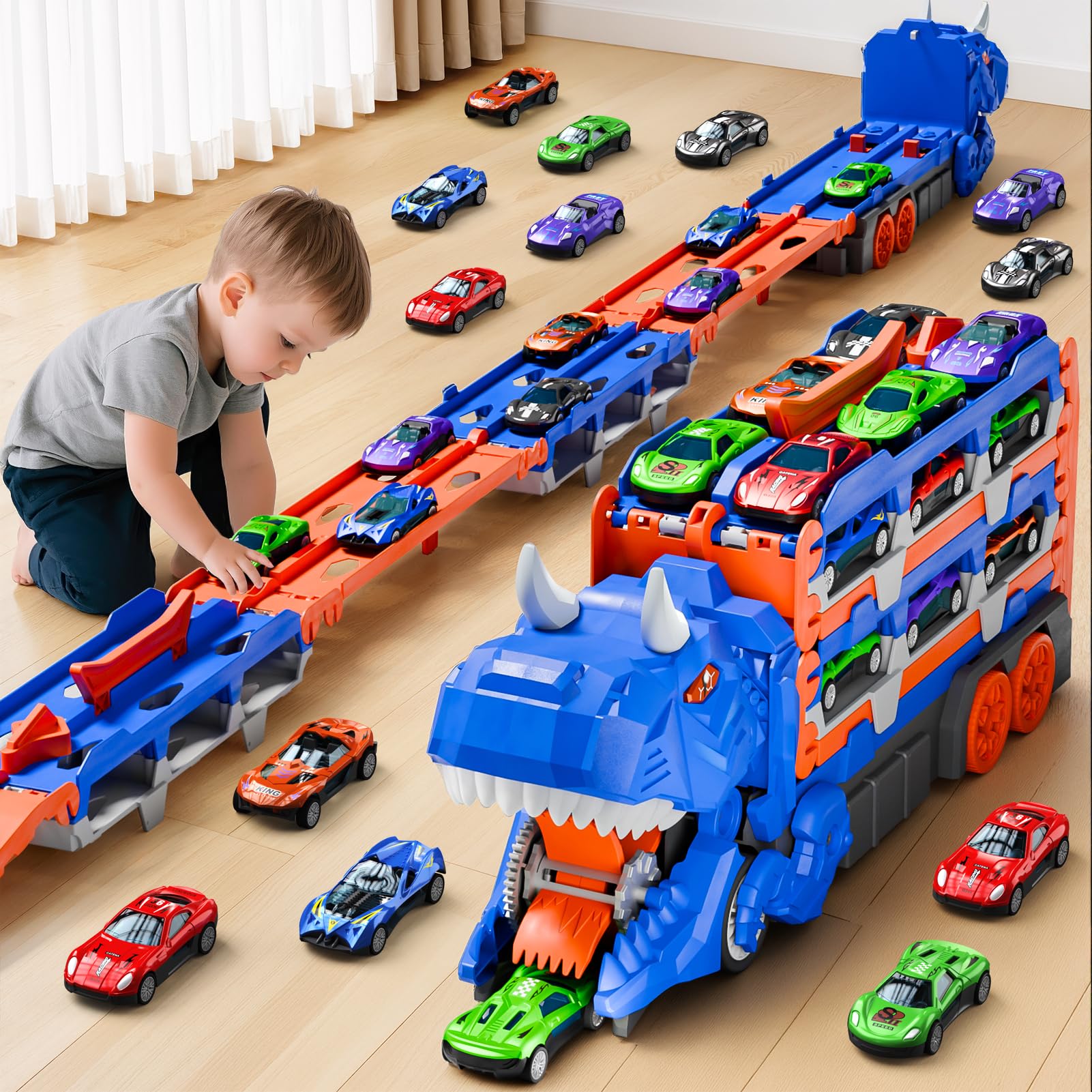 VEEVIFUN Toddler Car Truck Toys Gifts for 3 4 5 Years Old Boys