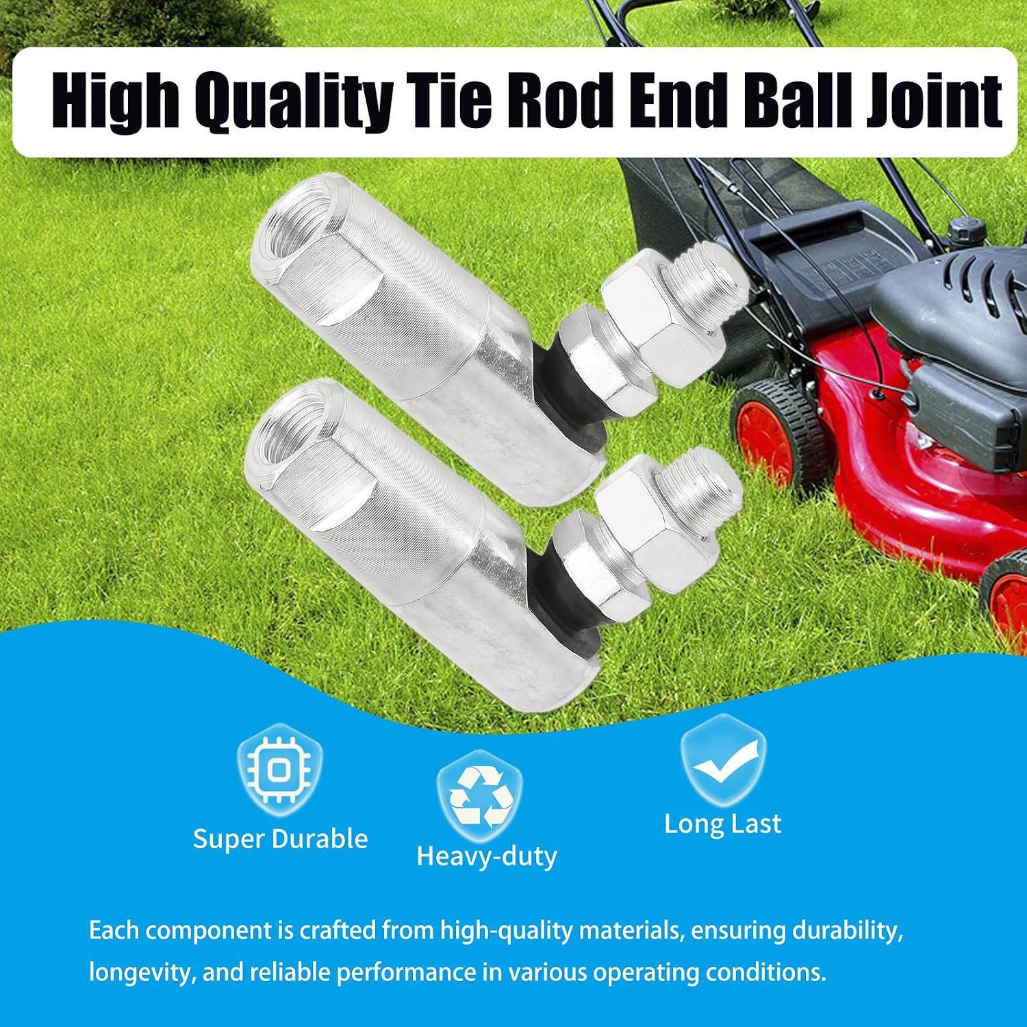 3203 4105 Tie Rod End Ball Joint Compatible with John Deere GT225 GT235 GT245 LX255 LX266 LX277 LX288 X534 X540 Lawn Garden Tractors