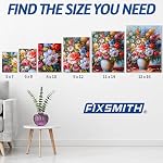FIXSMITH Canvases for Painting 14 Pack - 8 x 10 Inch Painting Canvas Panel Boards - 100% Cotton Primed Canvases - Super Value Pack - Artist Canvas Board for Acrylic, Oil & Tempera Painting