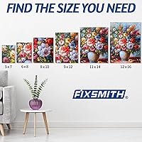 Vista 5 de FIXSMITH Tableros de lienzo para pintar de 9 x 12 pulgadas, paquete de 14 lienzos de pintura de gran valor, paneles de lienzo blanco en blanco, 100%