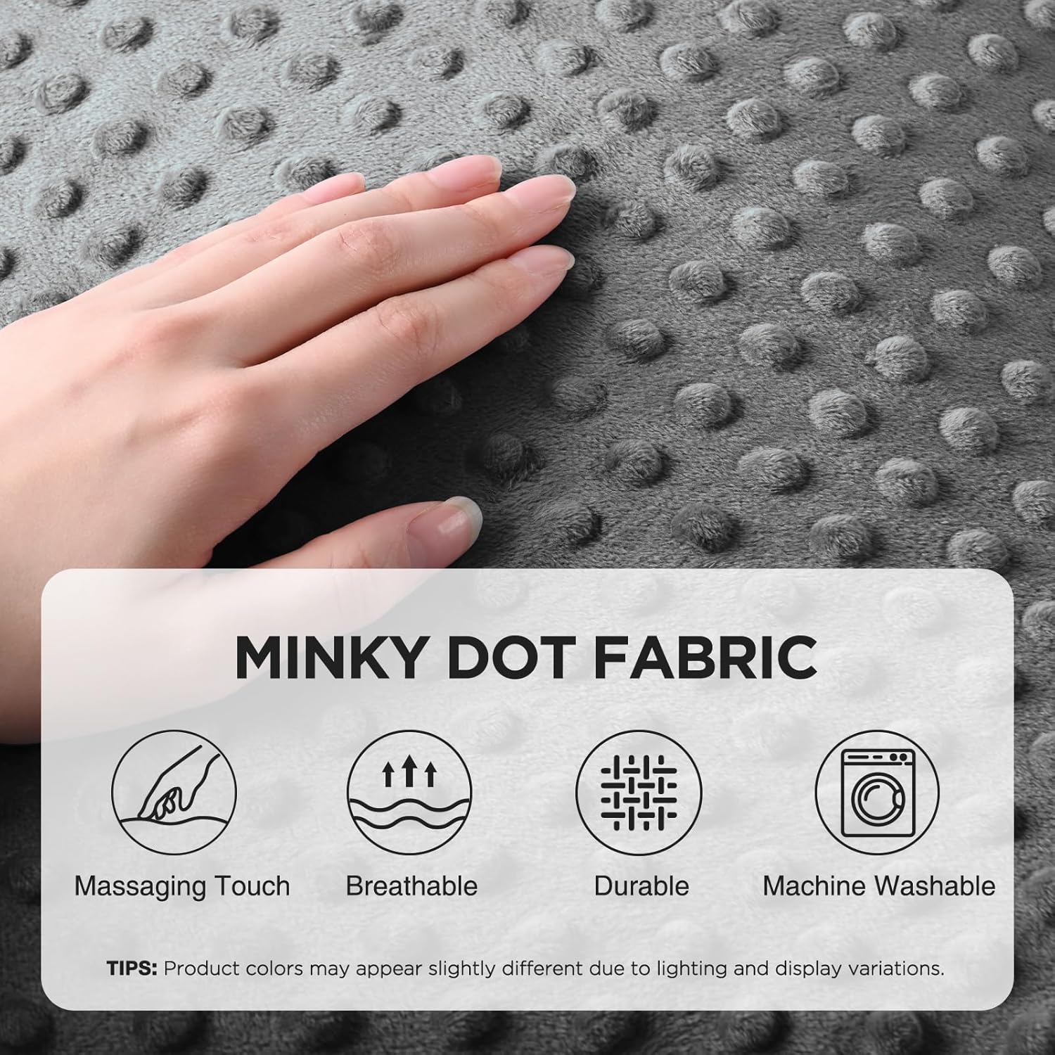 Reading Pillow for Sitting in Bed Couch Adult, Back Pillow for Bed Sitting Up, Back-Rest Support Cushion with Pockets and Arms, Watching TV, Relaxing, Reading, Dark Grey