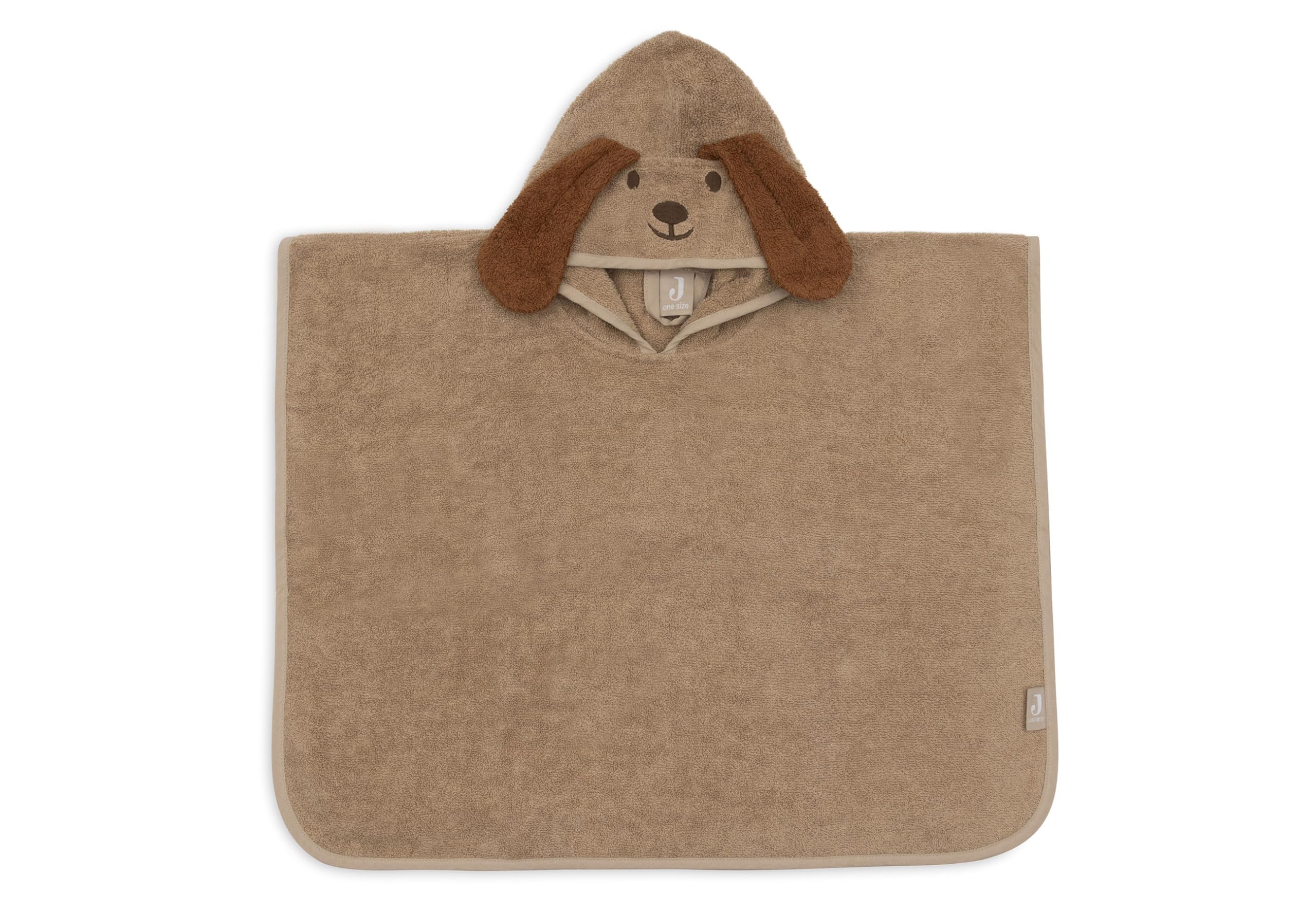 Jollein Poncho de Bain Enfant et Bébé - Diego - 100% Coton - Éponge - Certifiée OEKO-​TEX - Poncho Serviette - Pour Fille et Garçon