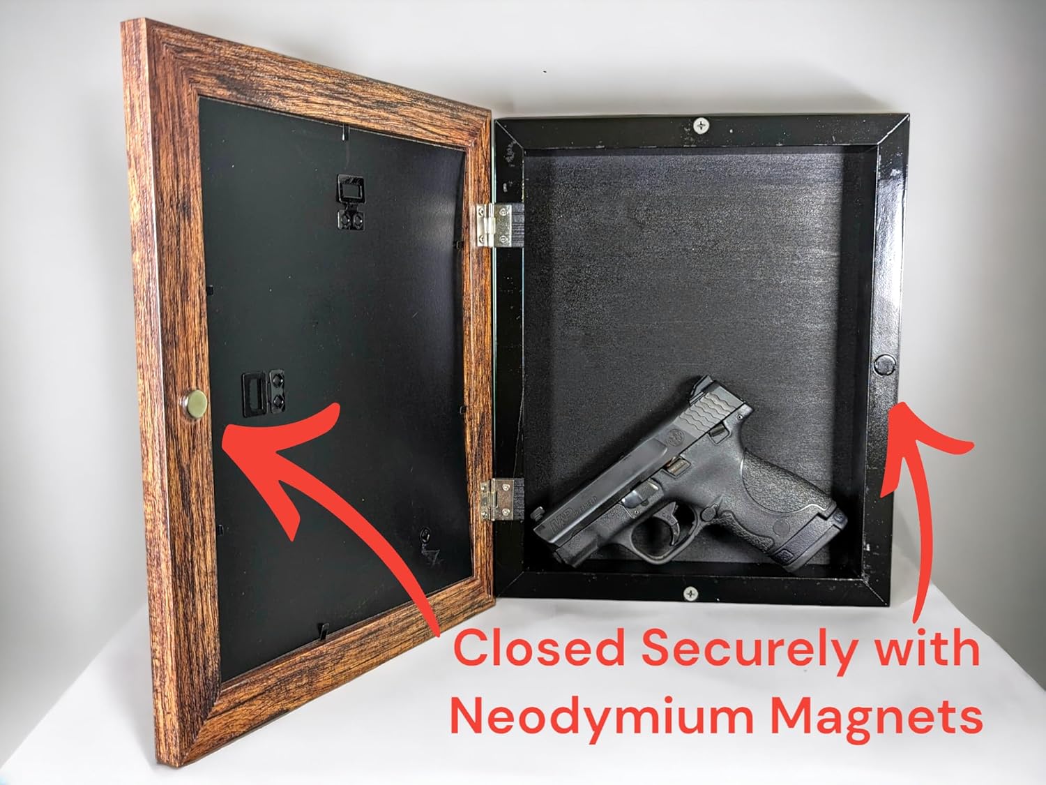 Concealment Picture Frame Hidden Gun - Secret Storage - Hidden Compartment - 8x10-5x7