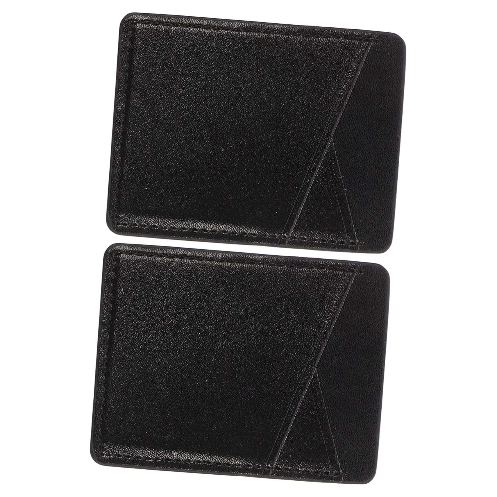 DOITOOL 10piezas Soporte Adhesivo para Tarjetas De Crédito Holder De PU para Teléfono Móvil Organizador De Ranuras Práctica Compatible Smartphones