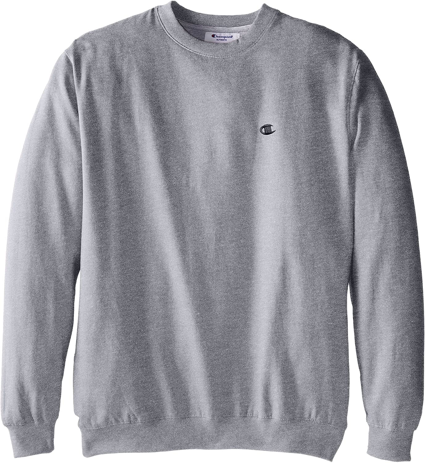 Champion Big and Tall Sweatshirts for Men – Men Crewneck Sweatshirt Big and Tall Heather Grey