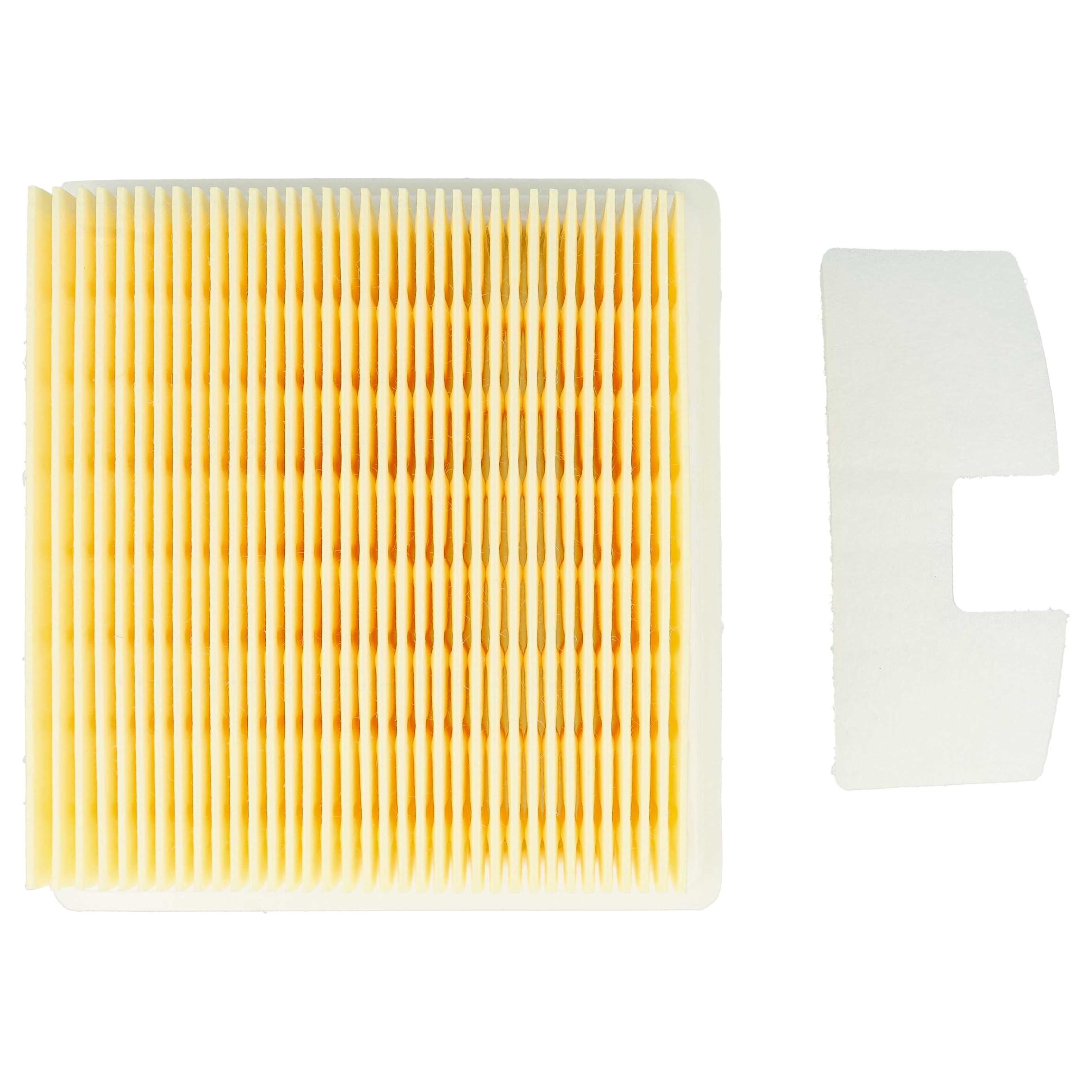 vhbw 5x HEPA-Filter, 5x Vorfilter Ersatz für Cleancraft 7010250 für Staubsauger