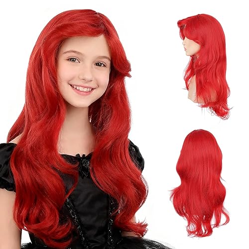 Onedor HairWiz Women's Curly Synthetic Wavy Hair Cosplay Wigs (Memaid