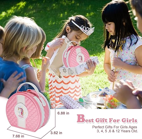 Miniatura 7 de Maquillaje lavable para niños, kit de maquillaje real para niñas pequeñas, juego de maquillaje para niños pequeños, disfraz de princesa, regalos de