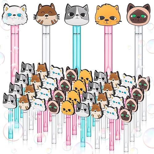 Vista 8 de 30 piezas de burbujas para fiesta, mini varitas de burbujas, tubo para hacer temas a granel, bolsas de regalo, premios, regalo de cumpleaños