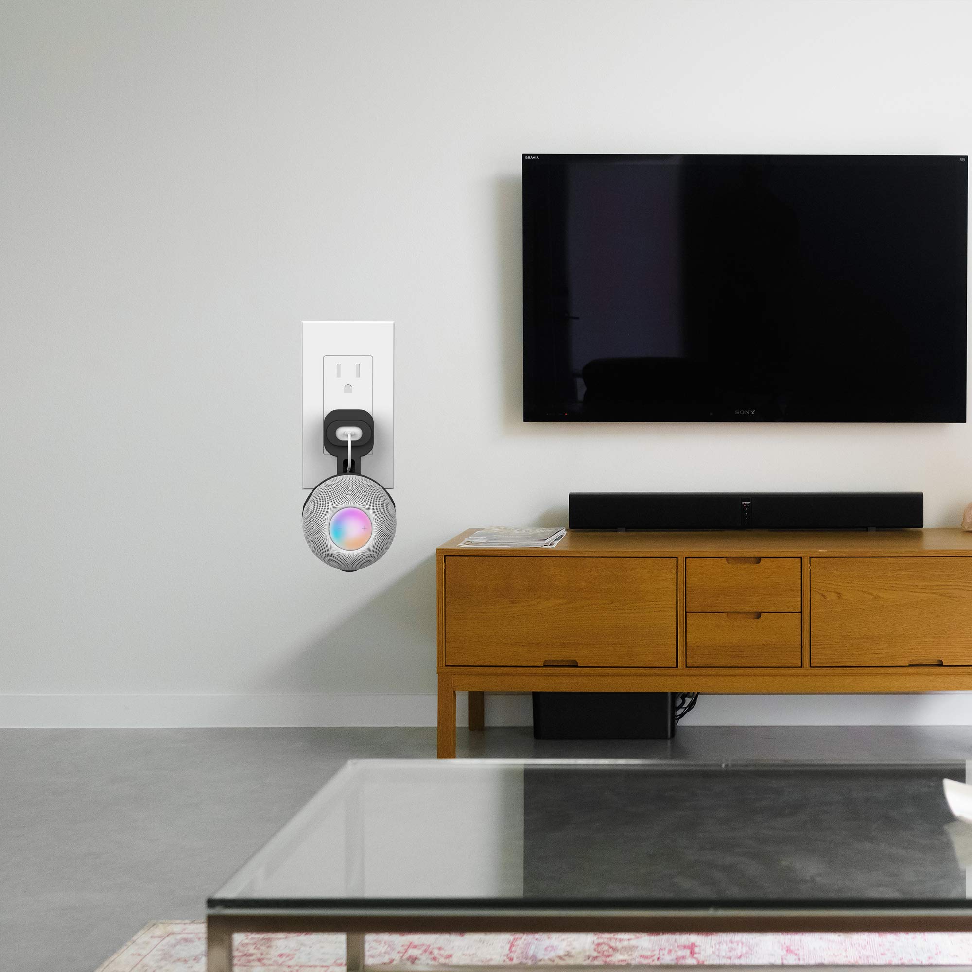 Homepod Mini Supporto da parete robusto salvaspazio gestione cavi