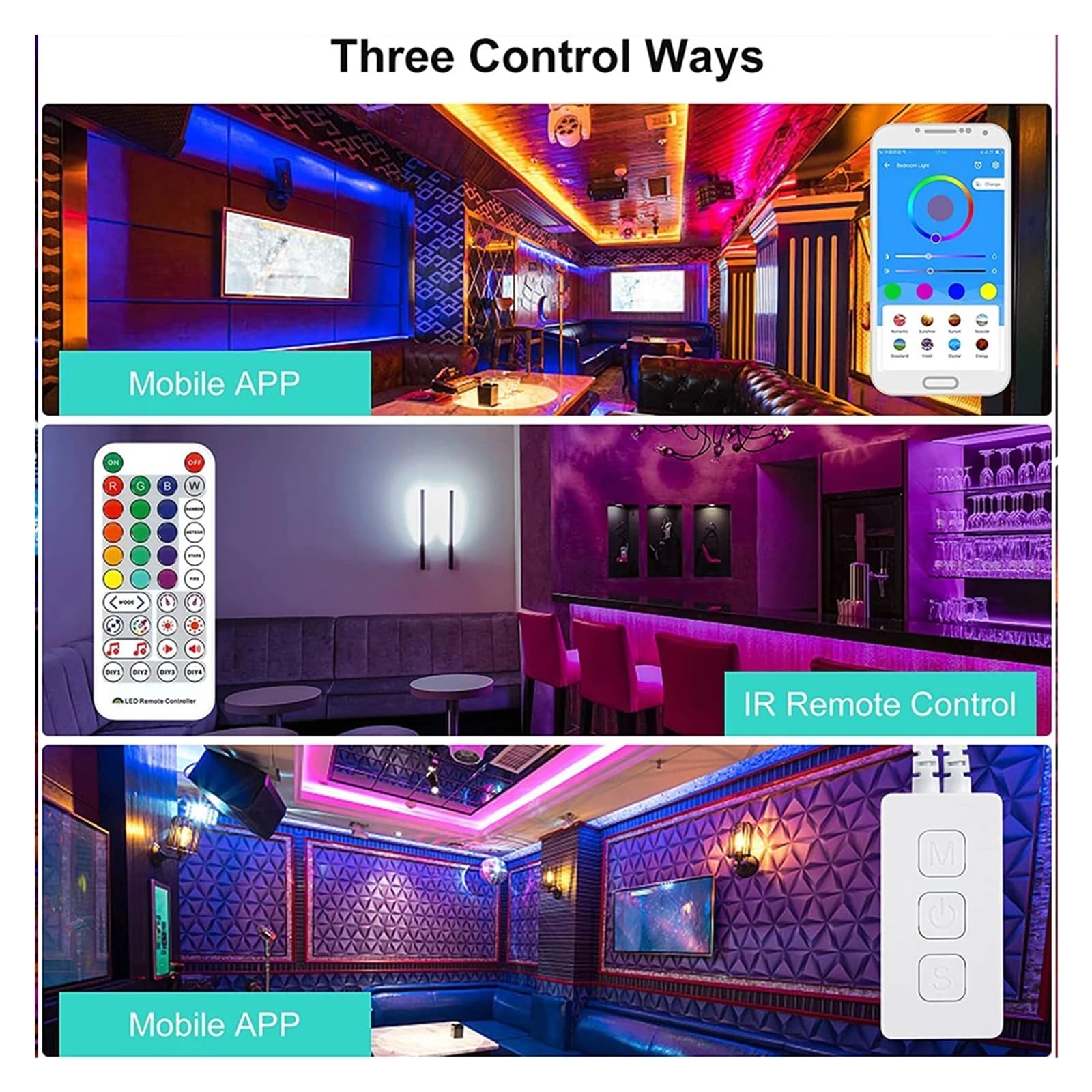 Kontroler LED muzyki WiFi SP511E z podwójnym wyjściem Alexa Smart Voice App Control pasuje do WS2812b WS2811 adresowalny pikseli (Dc5-24v 1 wyjście)