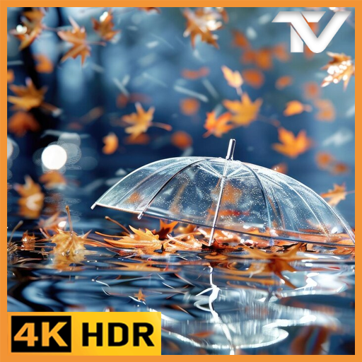 Fall Save Screen Color Rainy Fall Screensaver – Soothing Autumn Video and Sound for Calm ...