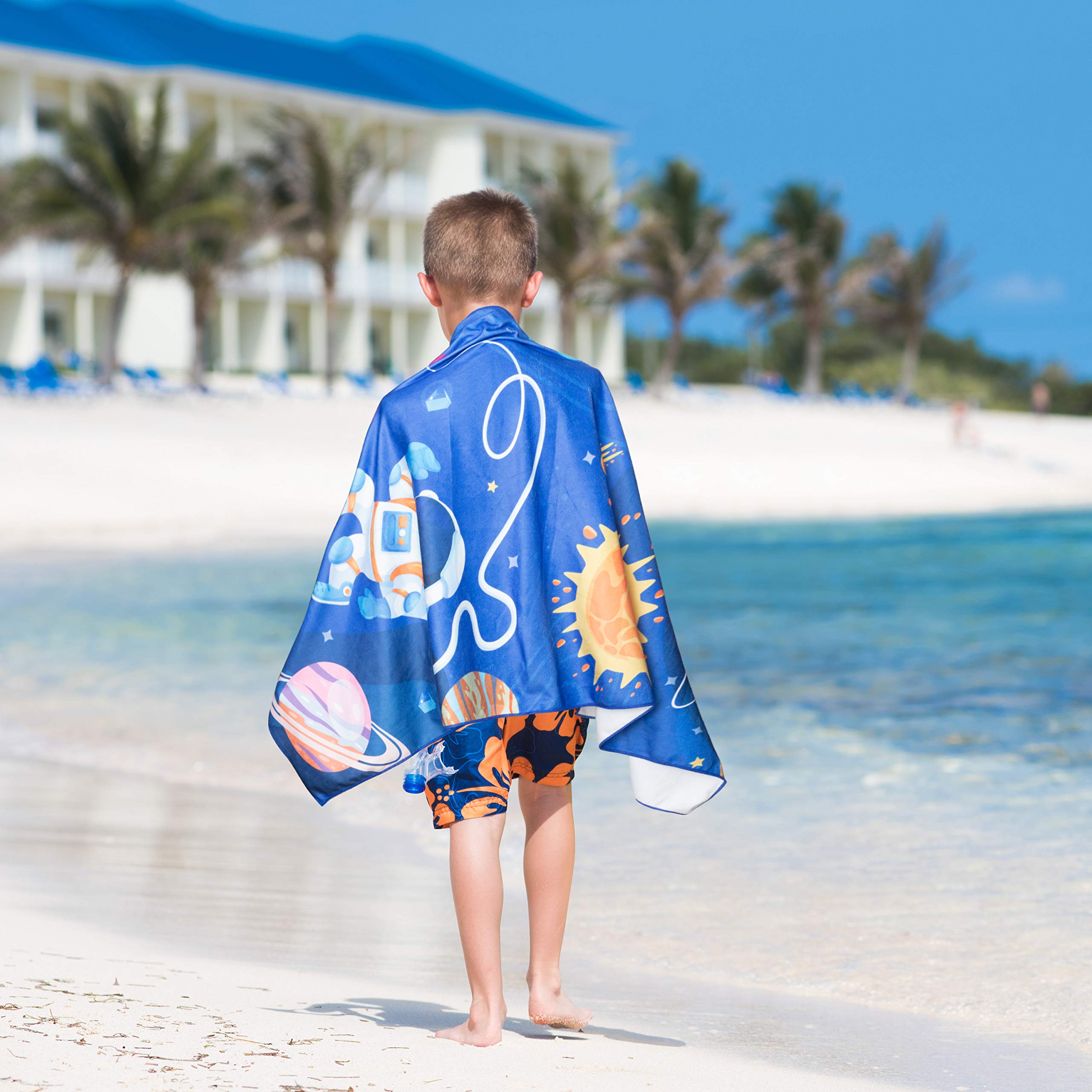 TFLABS Serviette De Plage Rouge Et Course Serviette De Plage Pour Enfants, Serviette De Plage Microfibre Fitness Sports De Voyage En Plein Air Yoga Sports Camping 75 X 150 Cm