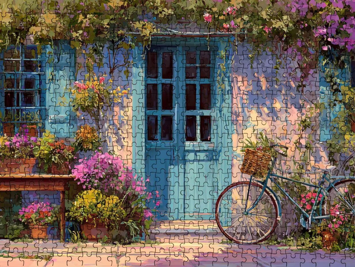 Classico Puzzle per Adulti 6000, Biciclette Cottage LDYQS6-720