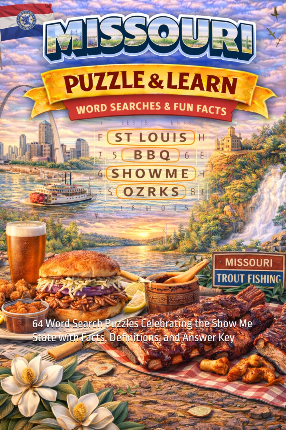 Missouri Word Search Puzzle and Learn: 64 Word Search Puzzles Celebrating the Show Me State with Facts, Definitions, and Answer Key (Ultimate States Word Search and Learn Collection)