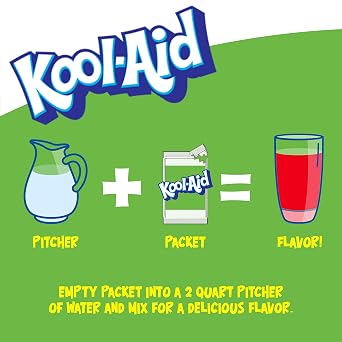 Kool-Aid Strawberry Kiwi Flavored Unsweetened Caffeine Free Powdered Drink Mix (0.17 oz Packet)