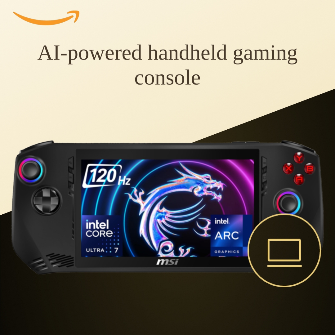 MSI Claw, Intel 1st Gen. Ultra 7 155H,Built-in AI, 18CM FHD 120Hz