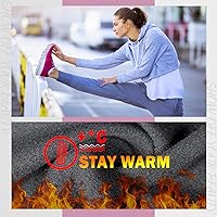 Vista 2 de NEW YOUNG 3 Pack Fleece Lined Sweatpants for Women-Womens Joggers Pants with Pockets Workout Yoga Pants