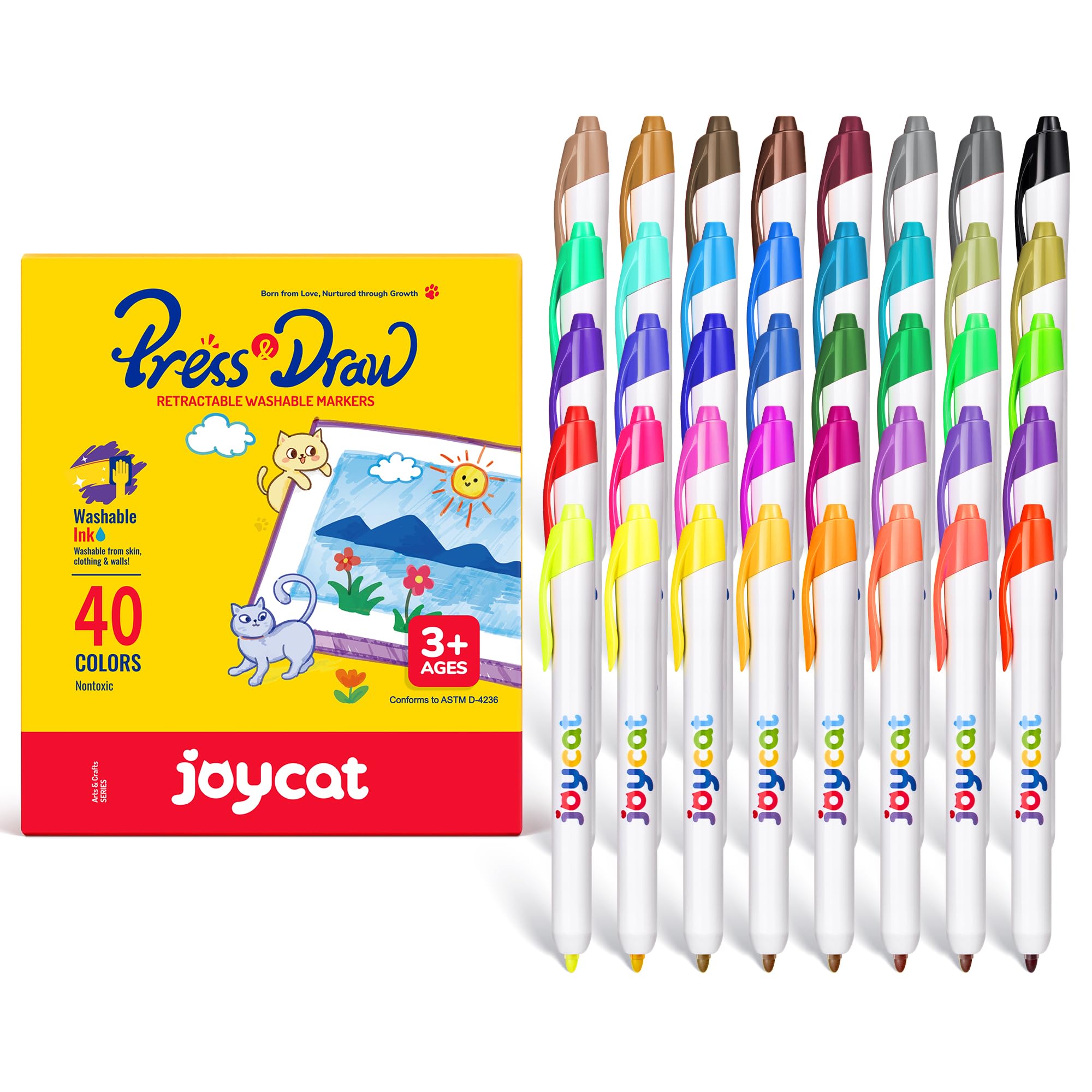 Amazon.com: JoyCat Click & Draw Washable Markers for kids with