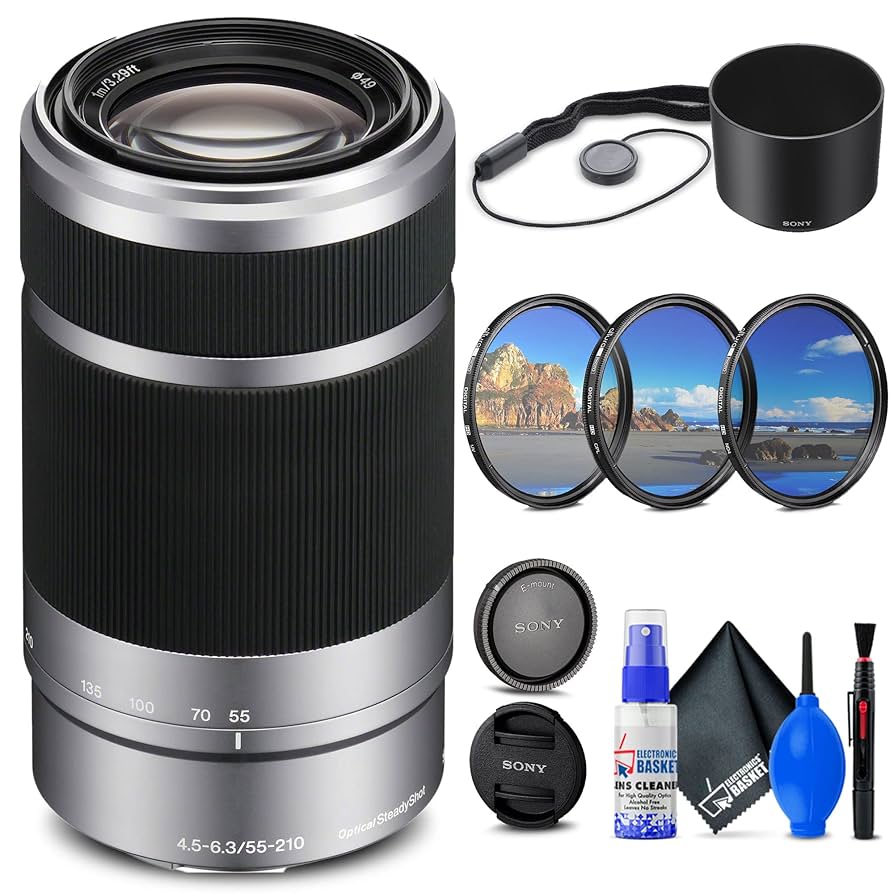 ソニーレンズ✨SONY E 55-210 4.5-6.3OSS SEL55210 Amazon.com : Sony E 55-210mm F4.5-6.3 Lens for Sony E-Mount