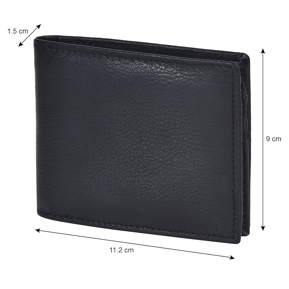 Boys Slim Compact Flap Id and Coin Pocket Bifold Wallet