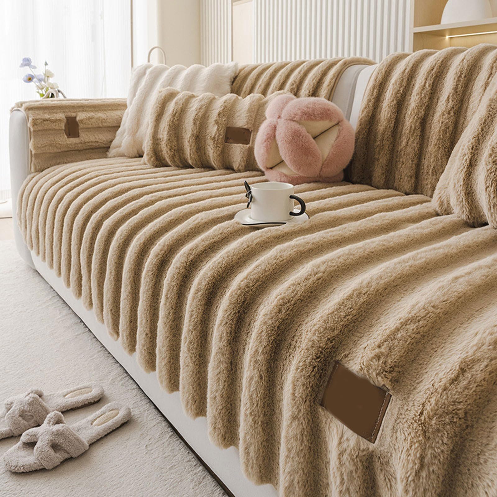 decken - Copridivano antiscivolo, elegante, 70 x 120 cm, resistente, per decorare e proteggere la casa