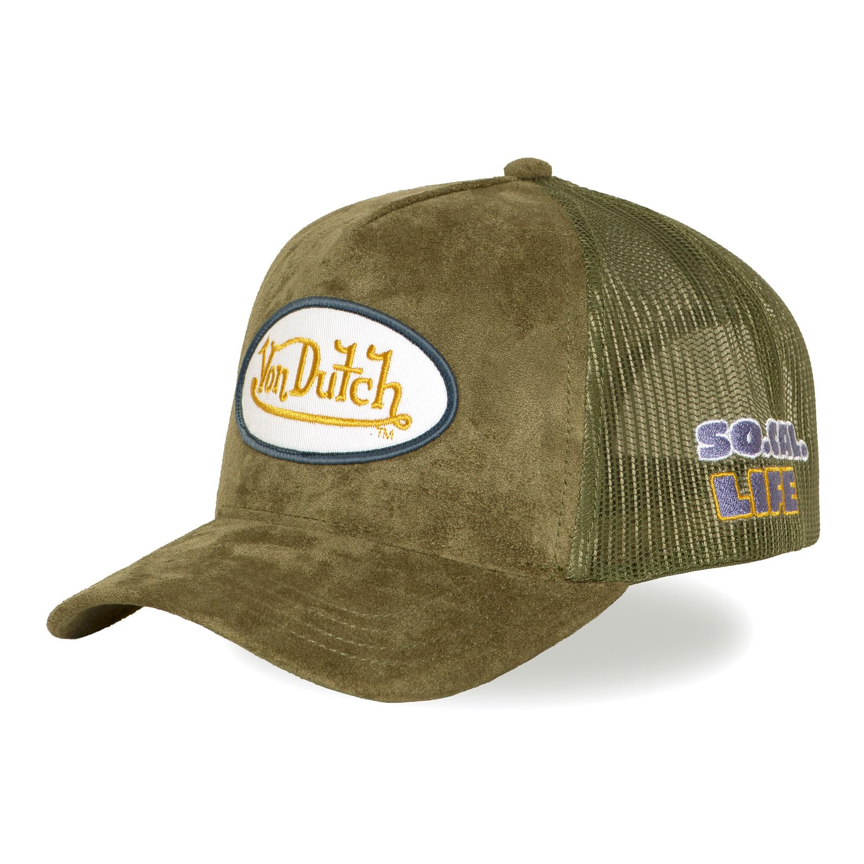 Von Dutch Czapka męska i damska, regulowana czapka typu trucker