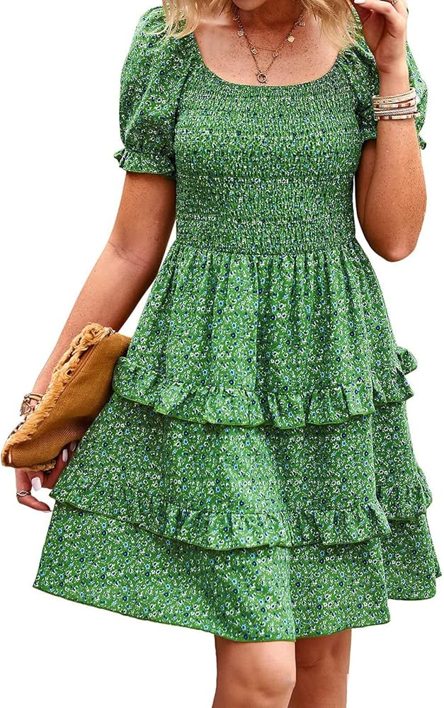 Vestidos Cortos Verano Vestido Corto Con Estampado De Encaje Para