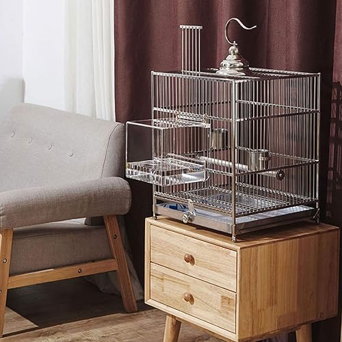 Miniatura 6 de Jaula de baño para pájaros, bañera para pájaros sin fugas con ganchos para colgar, accesorio de jaula para loros pequeños pájaros, tortolitos,