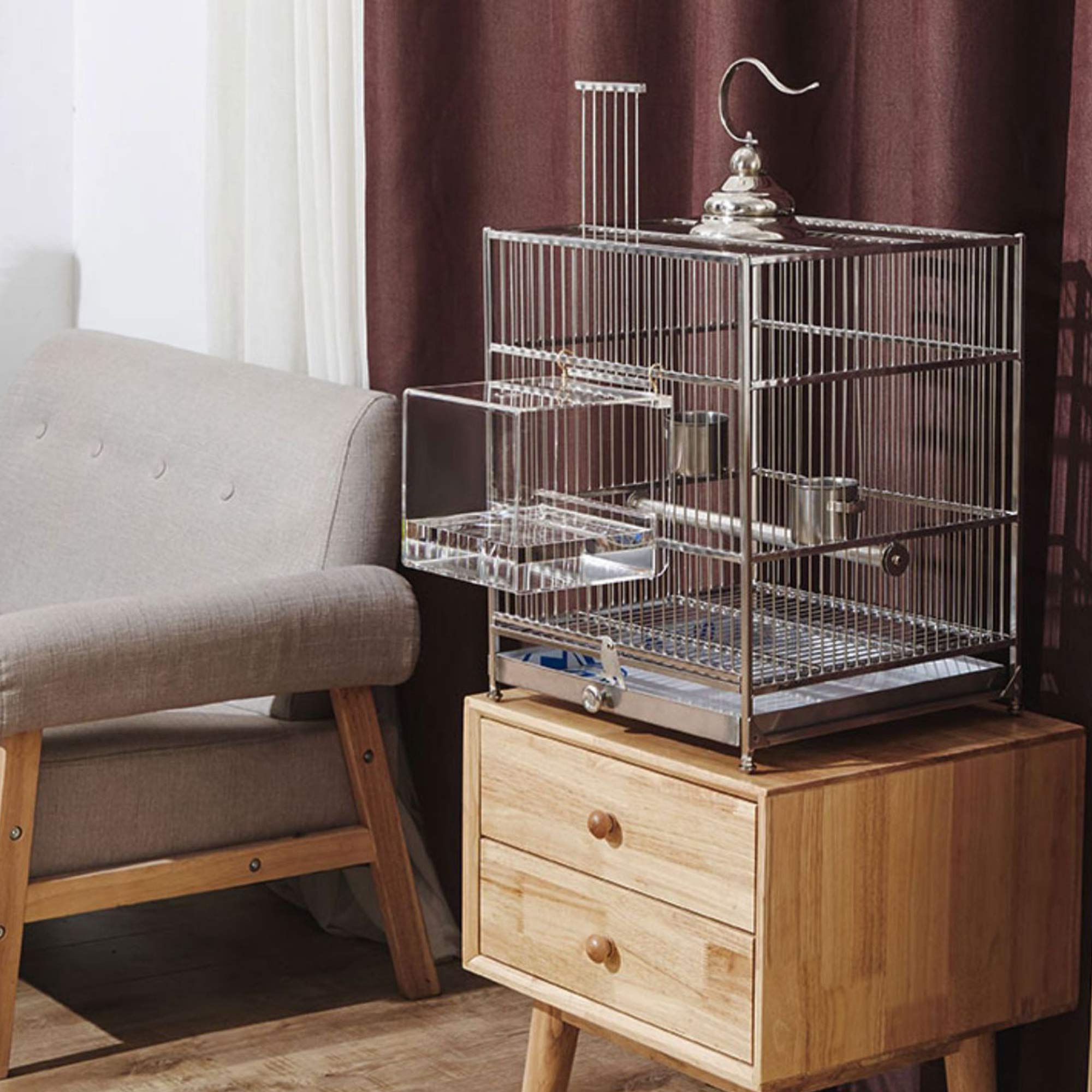 Bird Bath Tub Bird Bath For Bird Cage Parrot Cage Bathtub Hanging ...