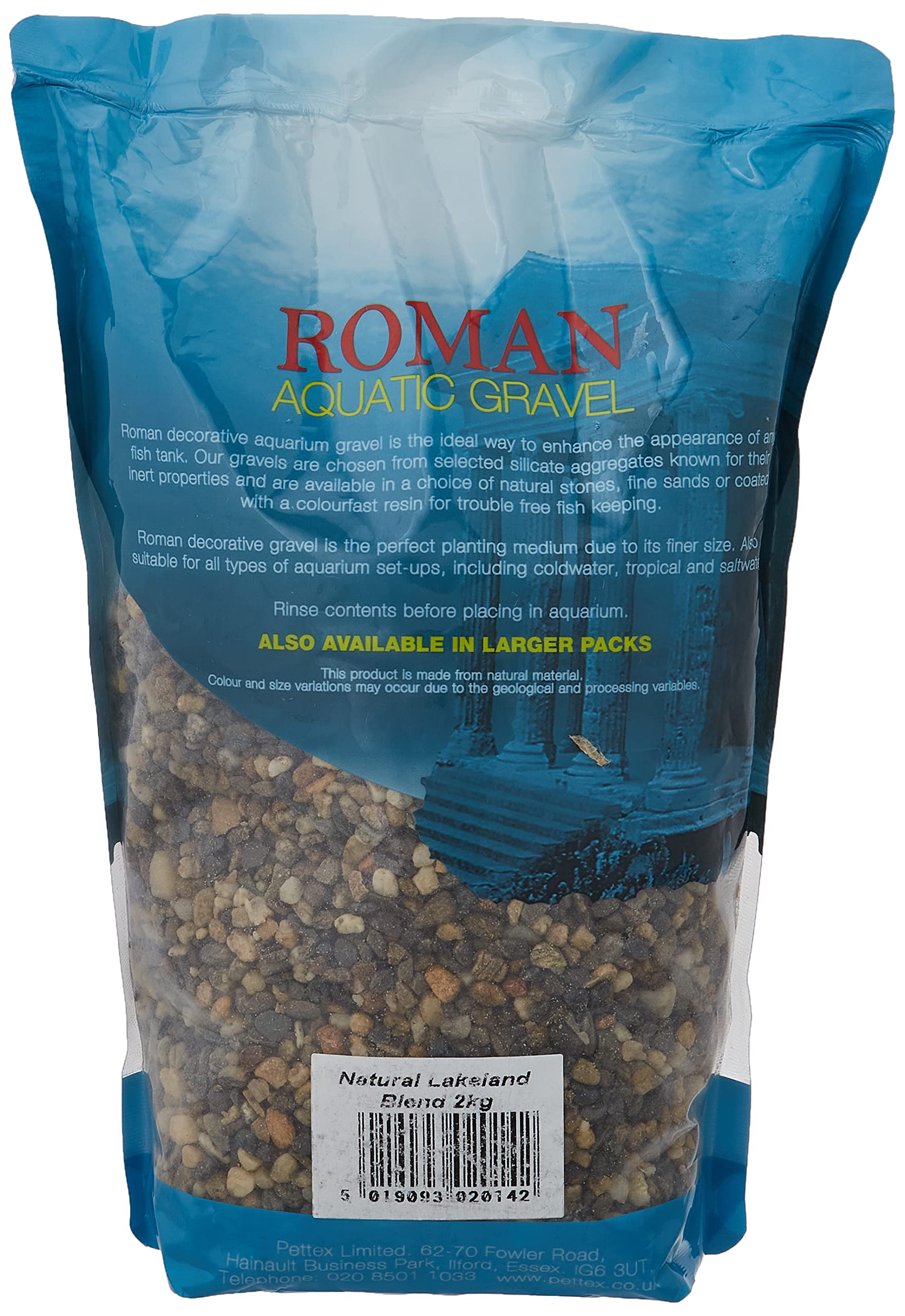 Pettex Roman Gravel Aquatic Roman Gravel 2 Kg Natural Lakeland, Multicoloured (Natural Lakeland), 2 kg (Pack of 1) - Image 2